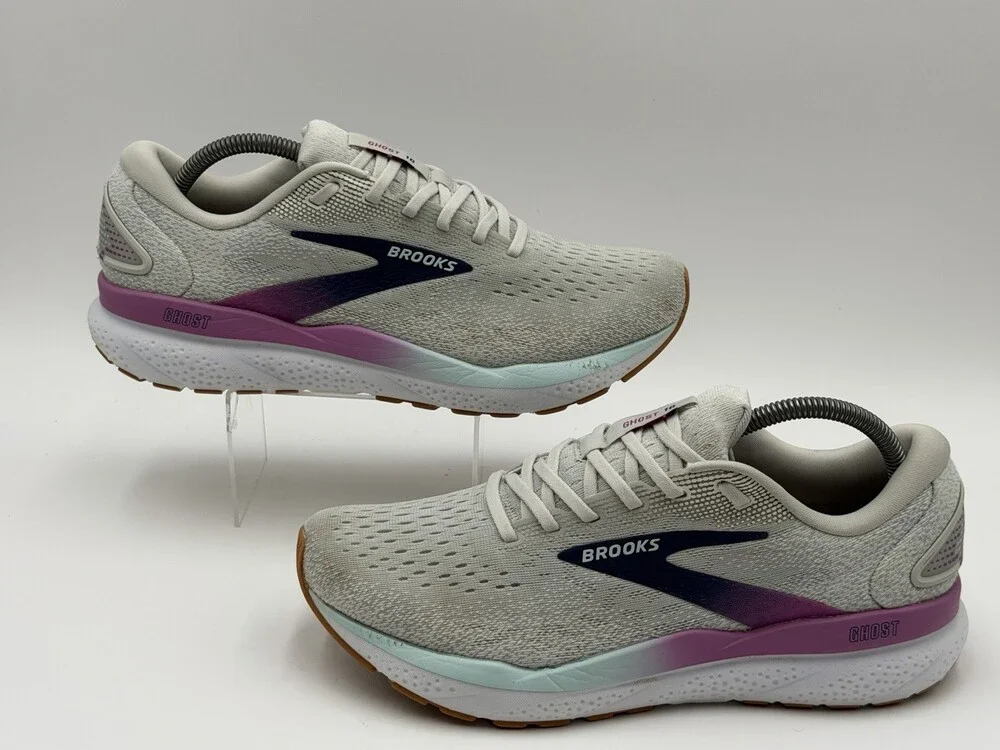 Brooks Ghost 16 Women's Size 10.5 Medium (B) Running Shoes Gray